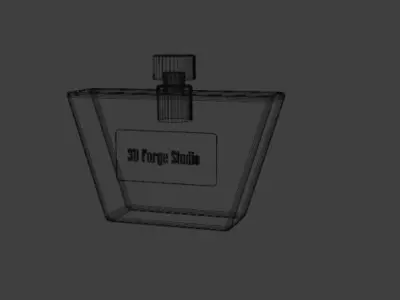 perfume 3d model Low-poly 3D model