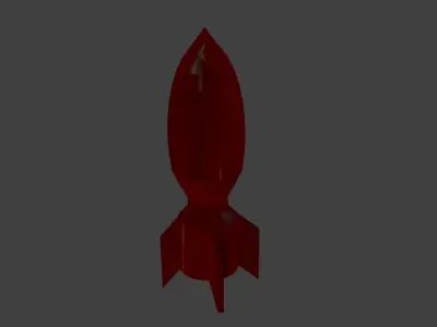 Atom Bomb Free low-poly 3D model