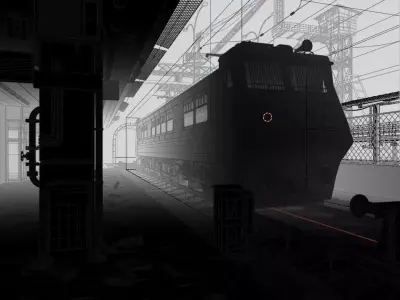 Enviroment Train 3D model