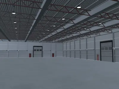 Warehouse 3D model shop