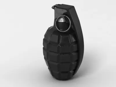Hand Grenade 3D model 6