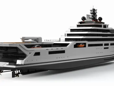 Willie Explorer Research Vessel 3D model