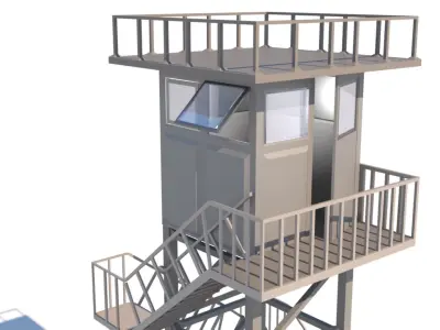 Army Post 3D model