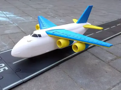 28701 Very Heavy Toy Aircraft An-124 3D print model purchase