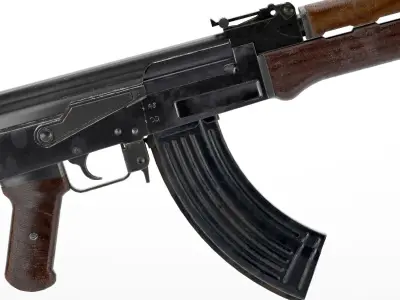 Kalashinkov ak47 Low-poly 3D model