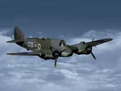 Bristol Beaufighter 3D model purchase