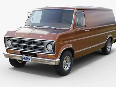 1976 Ford Econoline 3D model