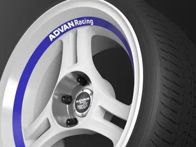 ADVAN RA3-DT Low-poly 3D model