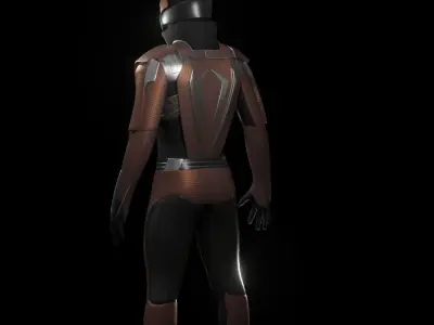 Robot - Sci Fi Armor - Rigged 3D model
