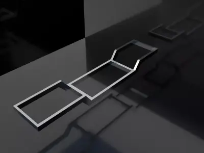 Car Chassis  Low-poly 3D model