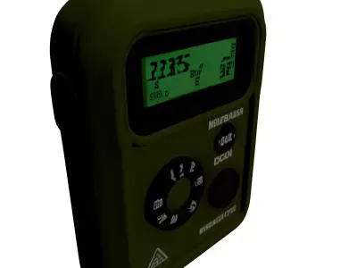 Portable Radiation Detector Device 3D model