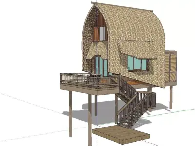 Creative Design-Holiday Cabin-033 3D model