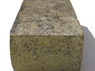 Fireclay Brick Low-poly 3D model purchase