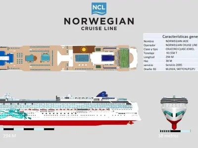 NORWEGIAN JADE 3D model
