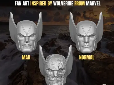 Logan Collection for action Figures fan art 3D print model purchase