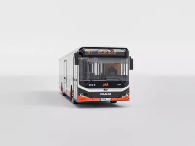 MAN Lions City bus Prague PID - Autobusy Praha 3D model