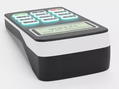 Payment Terminal Low-poly 3D model