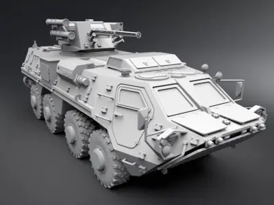 BTR 4e Scale model 3D print model