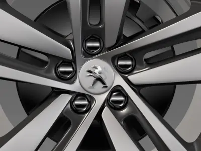 Peugeot Traveller wheel 2017 3D model