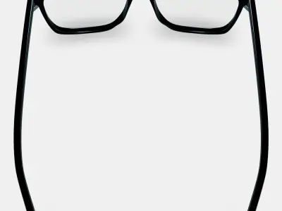 Fletcher Eyeglasses in Black Matte Eclipse 3D model