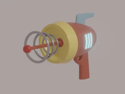 Laser Pistol 3D model purchase