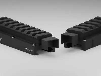 KDG SIDELOK Universal Riser-Pack Low-poly 3D model