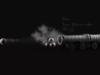 Sahi The Great Ottoman Bombard 3D model