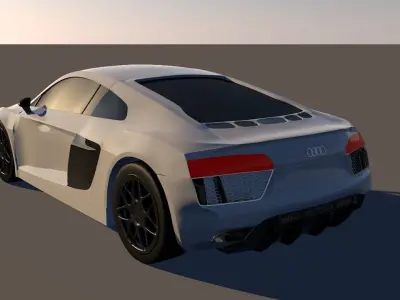 audi r8 Free 3D model