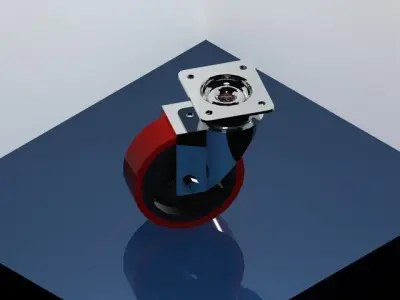 Trolley wheel Free 3D model