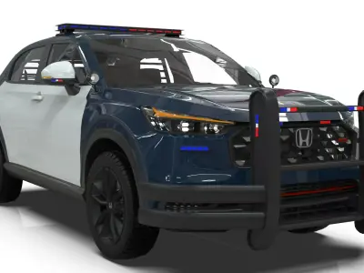 2025 Honda HR-V RS eHEV Police Interceptor 3D model