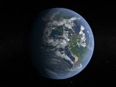 Planet Earth 42K 3D model