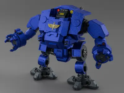 Dreadnaught kit 3D print model