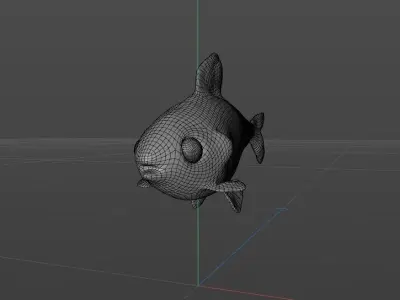 Fish - Puntius titteya Free 3D model