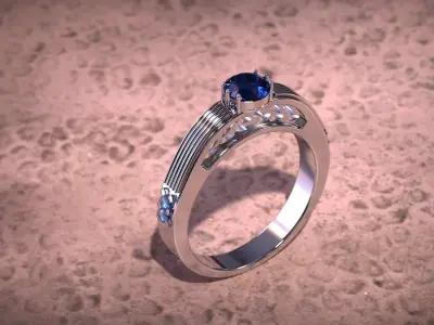 Rings men industrial design stl  3D print model