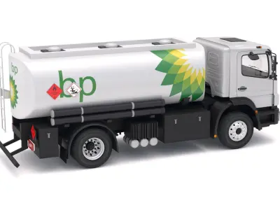 Mercedes-Benz Axor BP Truck Tanker 3D model
