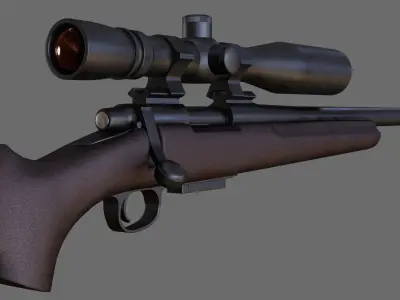 Remington 700 SPS Tactical Free 3D model