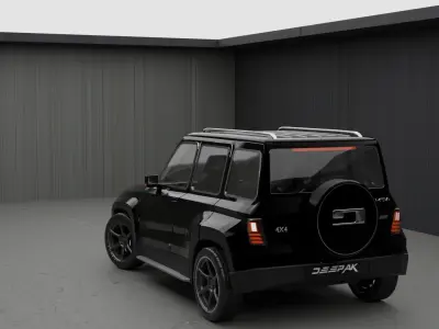 Unique High-Performance SUV 3D Model 3D model