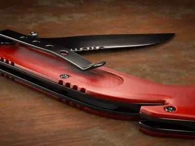 Knife Low-poly 3D model shop