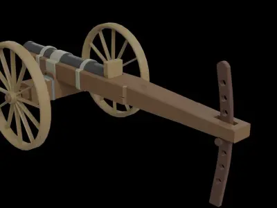 Cannon Century 15 th Free 3D model