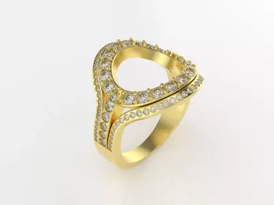 jewellery rings - 01 Free 3D print model