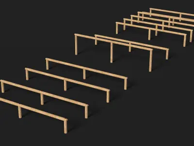 Low Training Obstacles 3D model