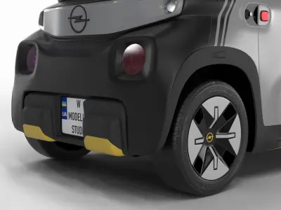 Opel Rock-e 2020  Fire  Service 3d model   3D model