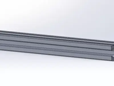 V-Slot 2040 Aluminum Profile Engineering Standard 3D model 3D model