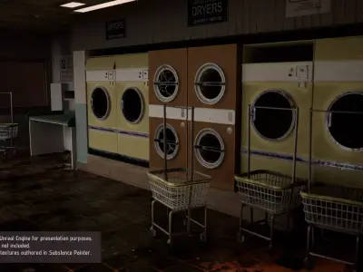 3D Front Load Drying Machine 3D model