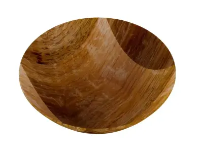 Bowl in Brown color 3D model