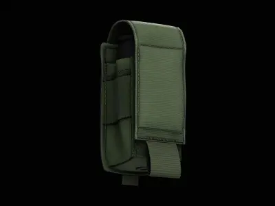 40mm pouch Low-poly 3D model
