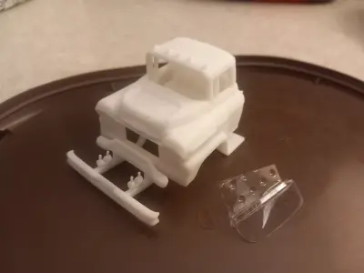 1958 Chevrolet LCF truck cab 3D print model