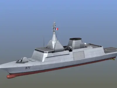 Gowind 2500 Frigate 3D model