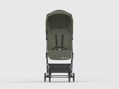 Baby stroller 3D model 3D model 11