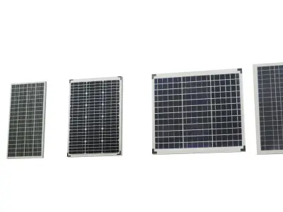 solar panels 3D model